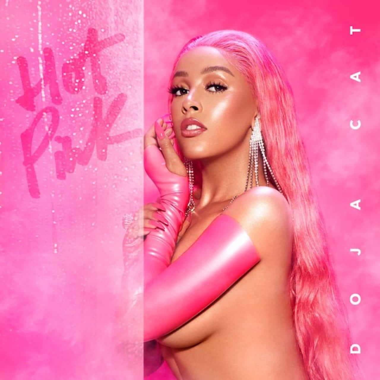 Pink Pfp Doja Cat Album Cover Background