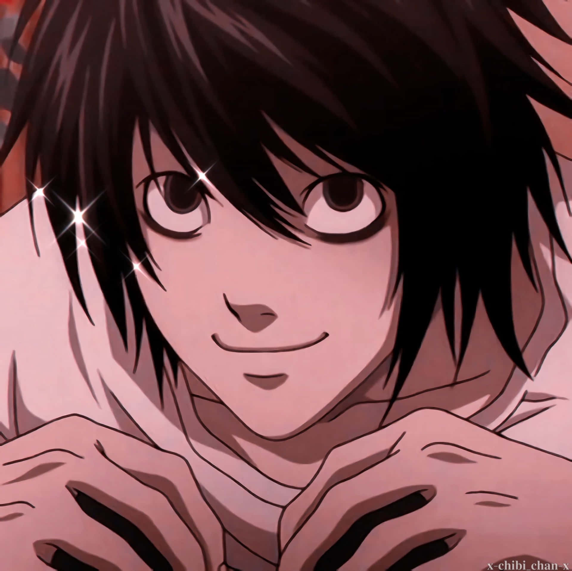 Pink Pfp Lawliet Death Note Background