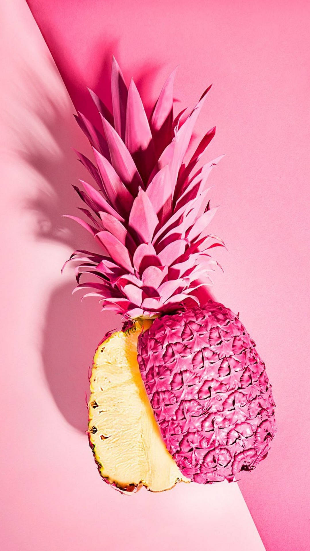 Pink Pineapple Cute Summer Background
