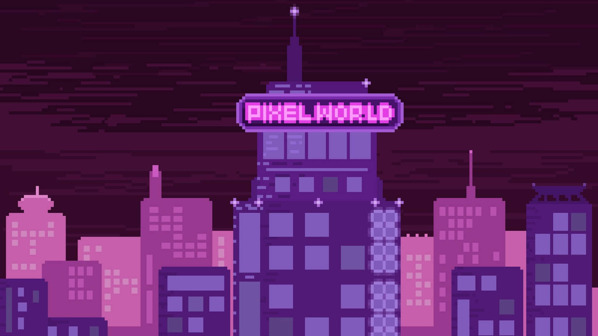 Pink Pixel Art, Making Digital Dreams Come True Background