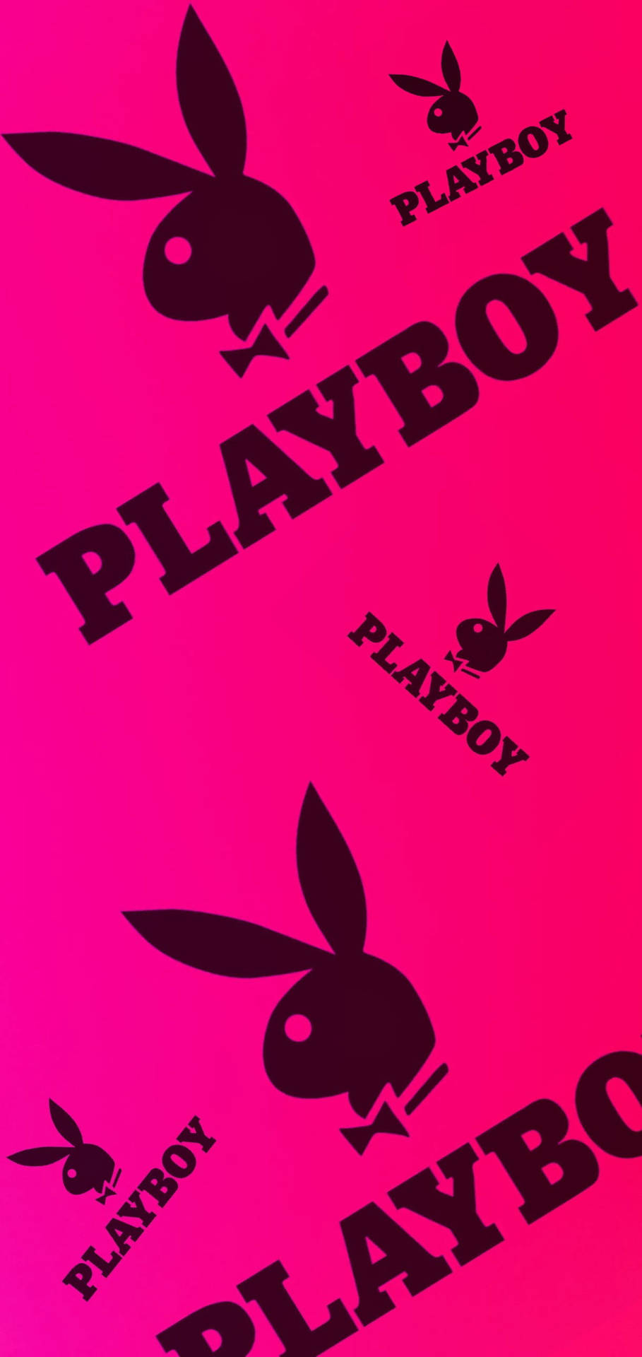 Pink Playboy Logo Background