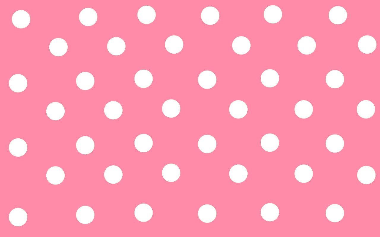 Pink Polka Dots Background