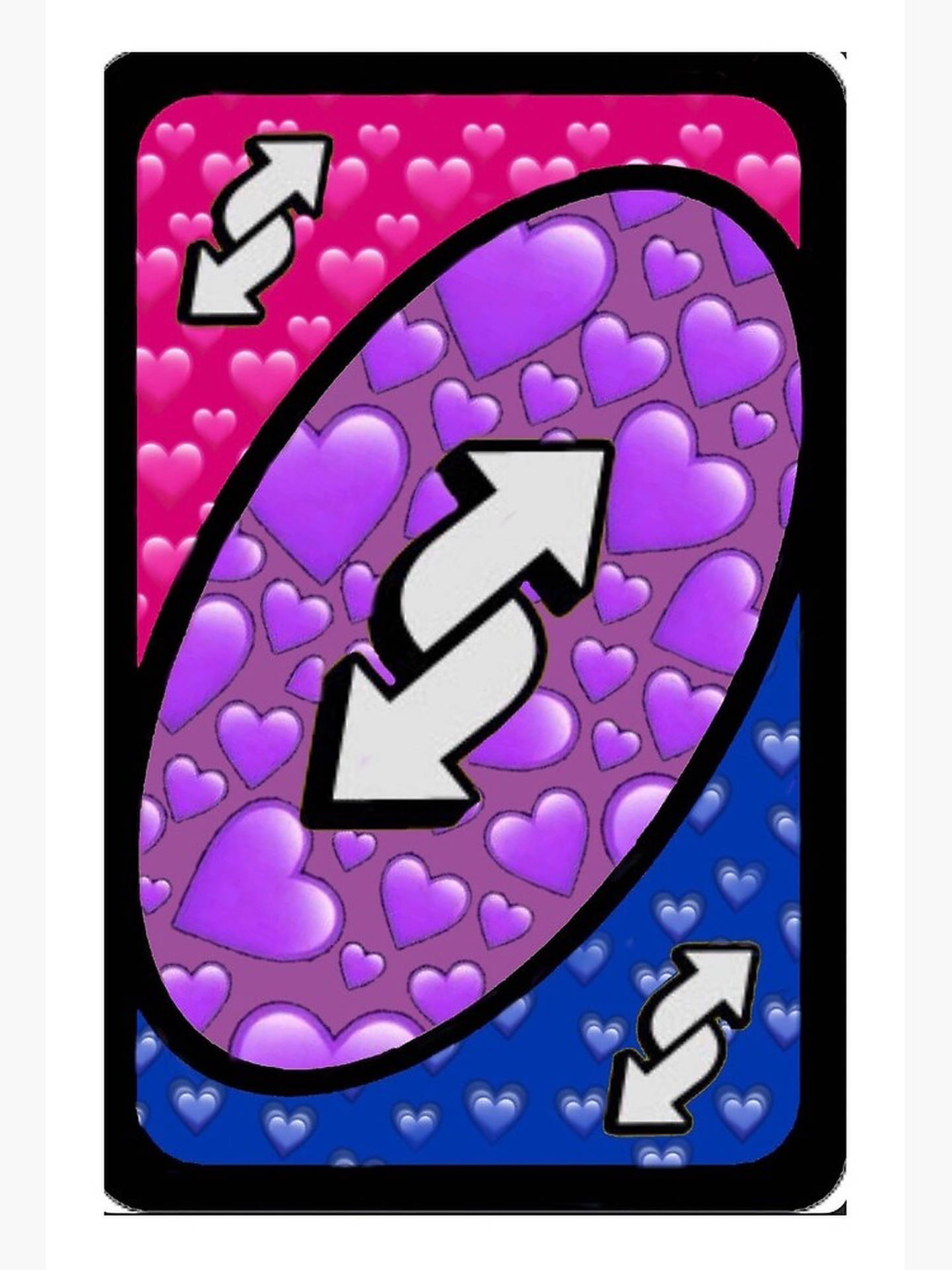 Pink Purple Blue Uno Card Background