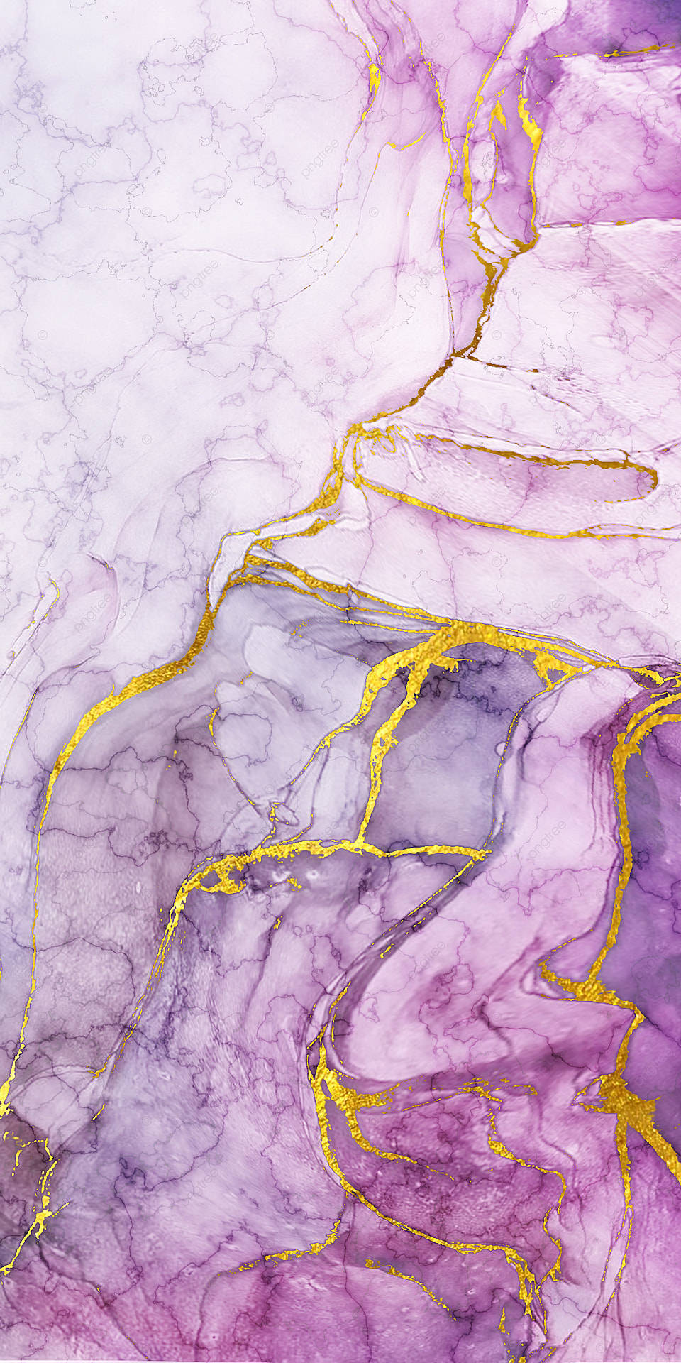 Pink Purple Gold Marble Background