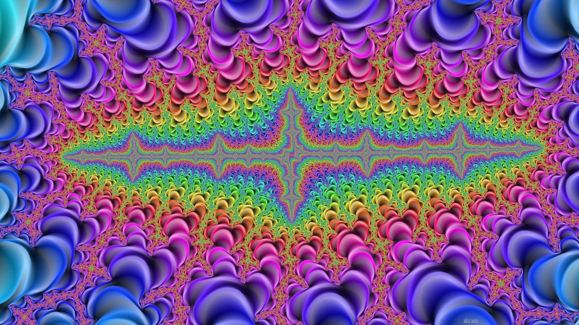 Pink Purple Psychedelic Background