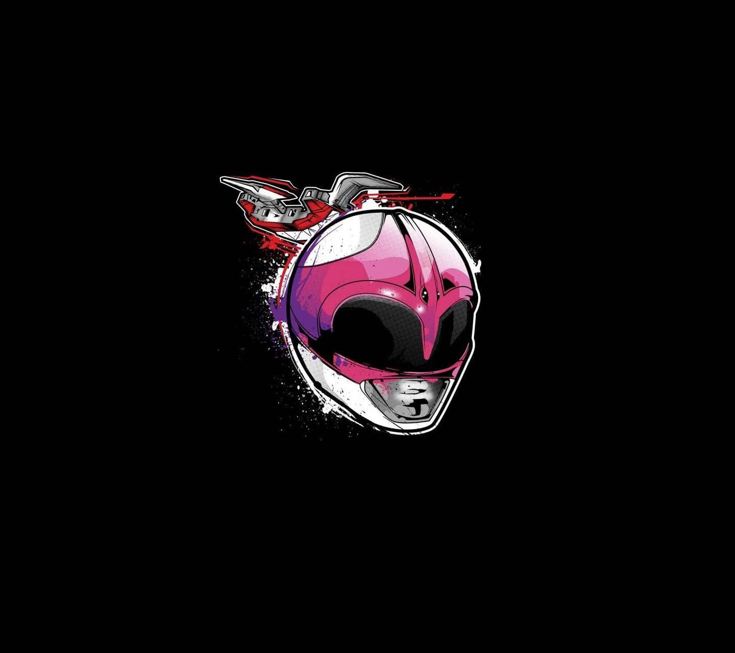 Pink Ranger Helmet Artwork