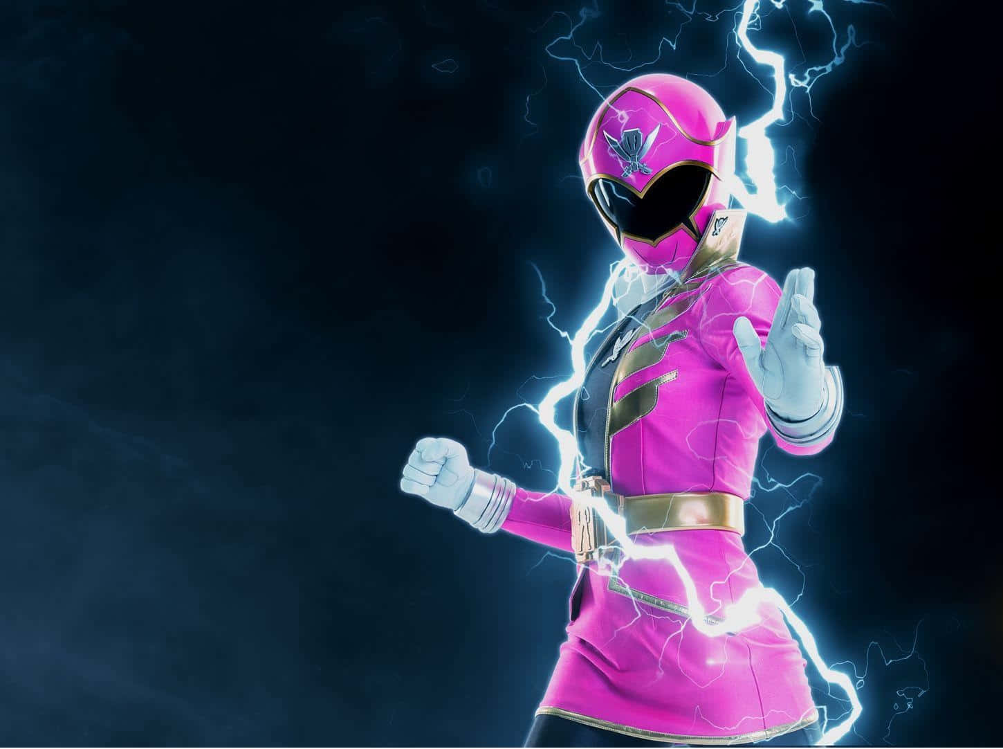 Pink Ranger Power Pose Electric Background.jpg