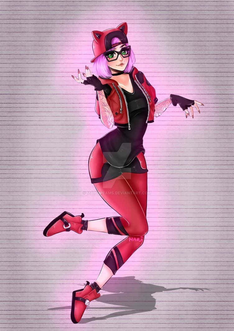 Pink Red Lynx Fortnite