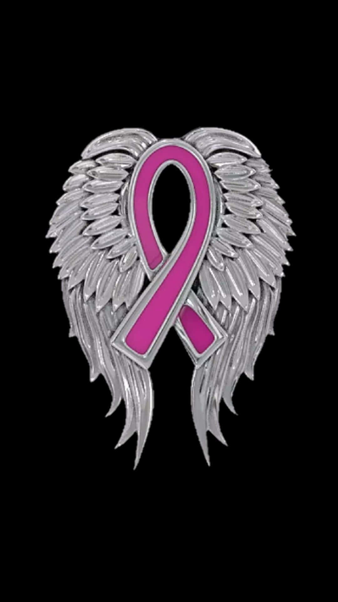 Pink Ribbon For Breast Cancer Awareness Background