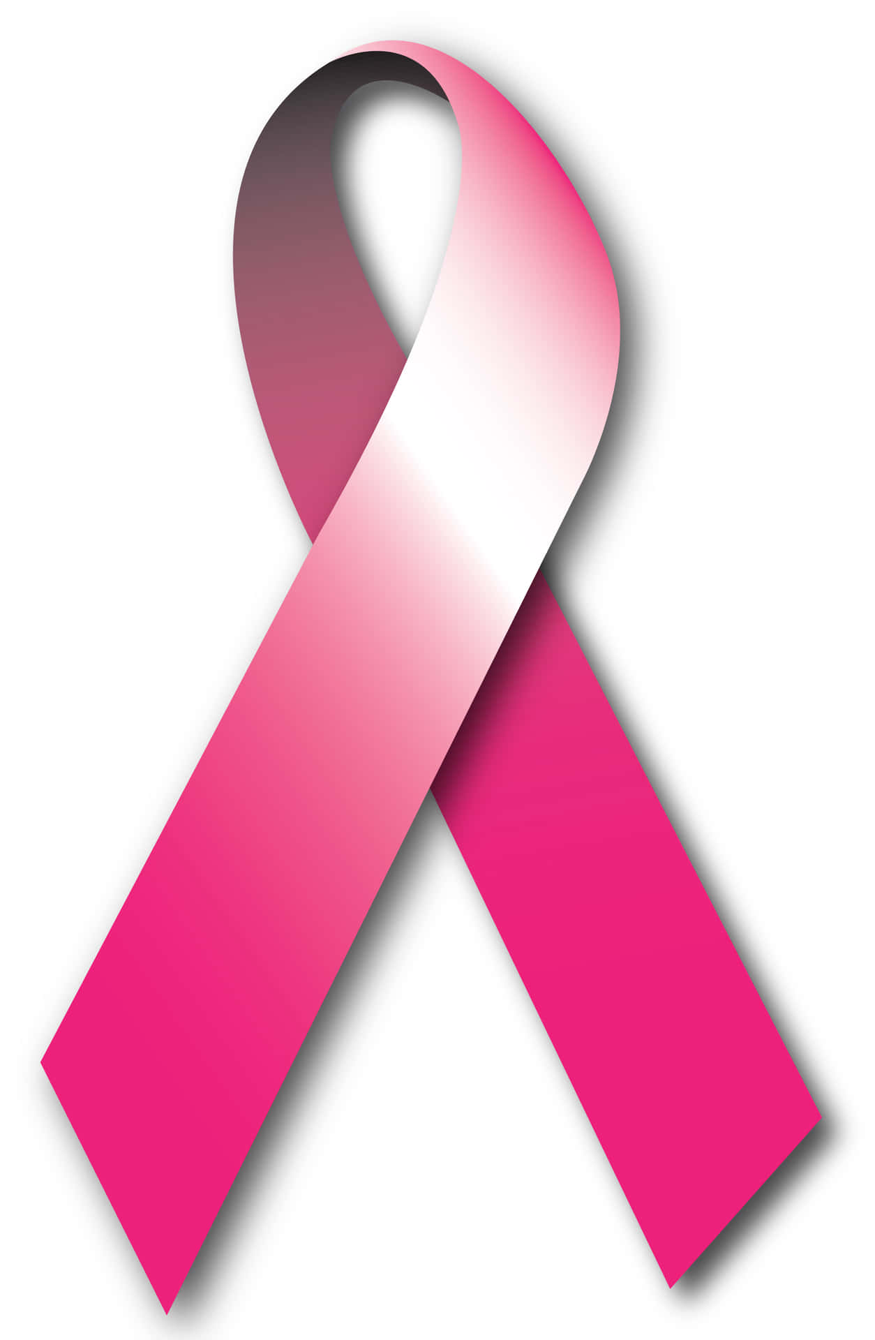 Pink Ribbon Symbol Of Support And Awareness For Breast Cancer Background