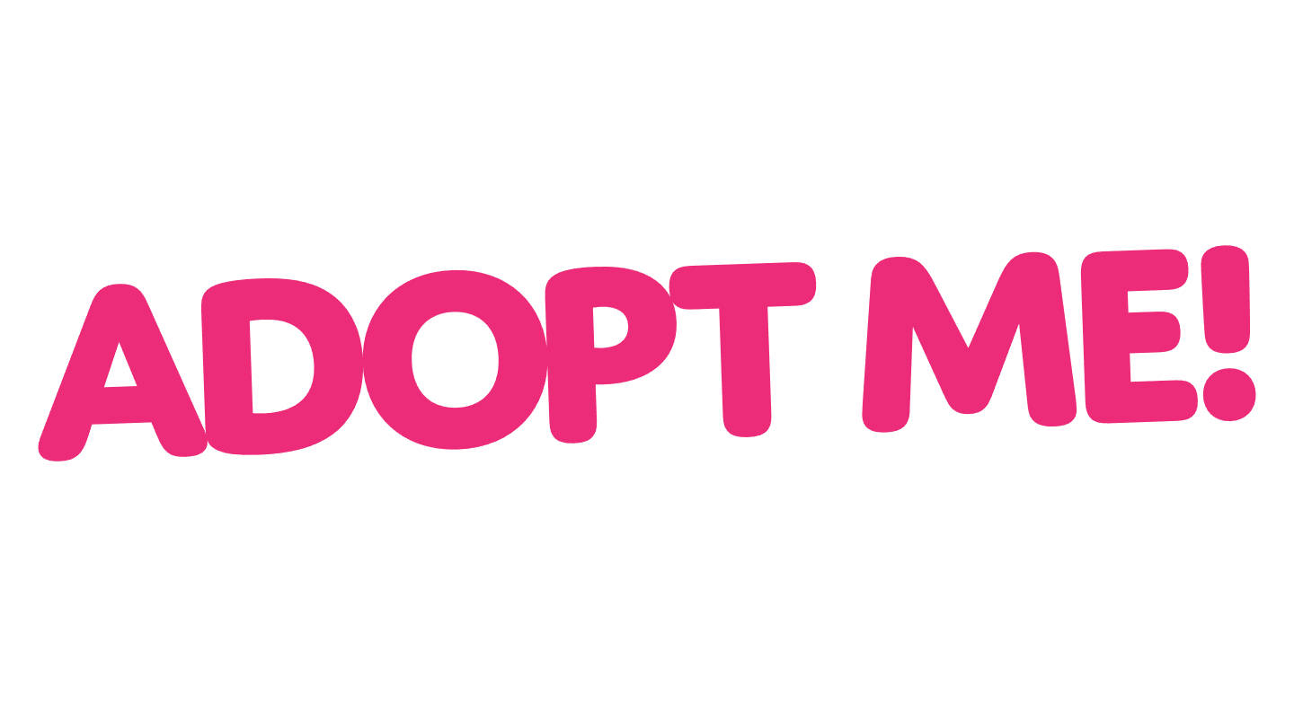 Pink Roblox Adopt Me Logo