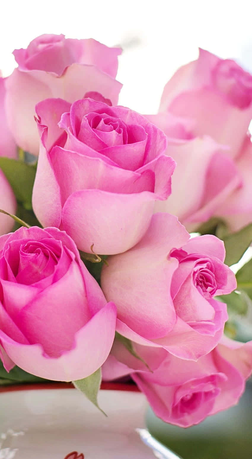 Pink Roses Bouquet H D