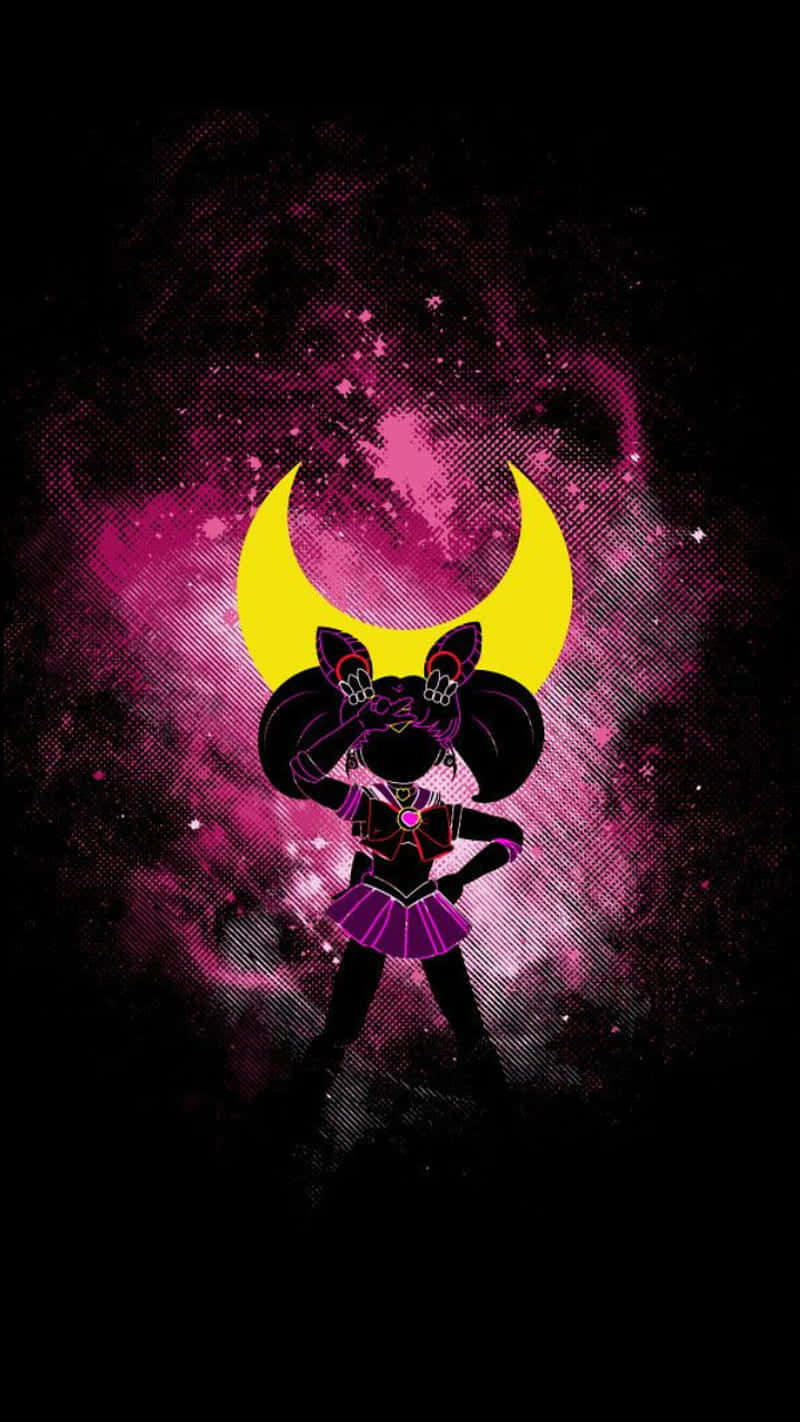 Pink Sailor Moon Cosmic Backdrop Background