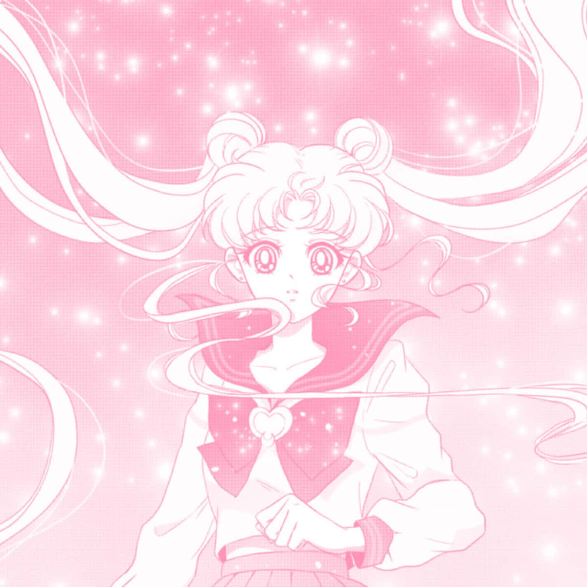 Pink Sailor Moon Portrait Background