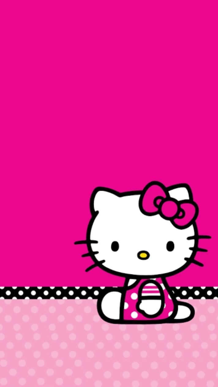 Pink Sanrio Phone Background