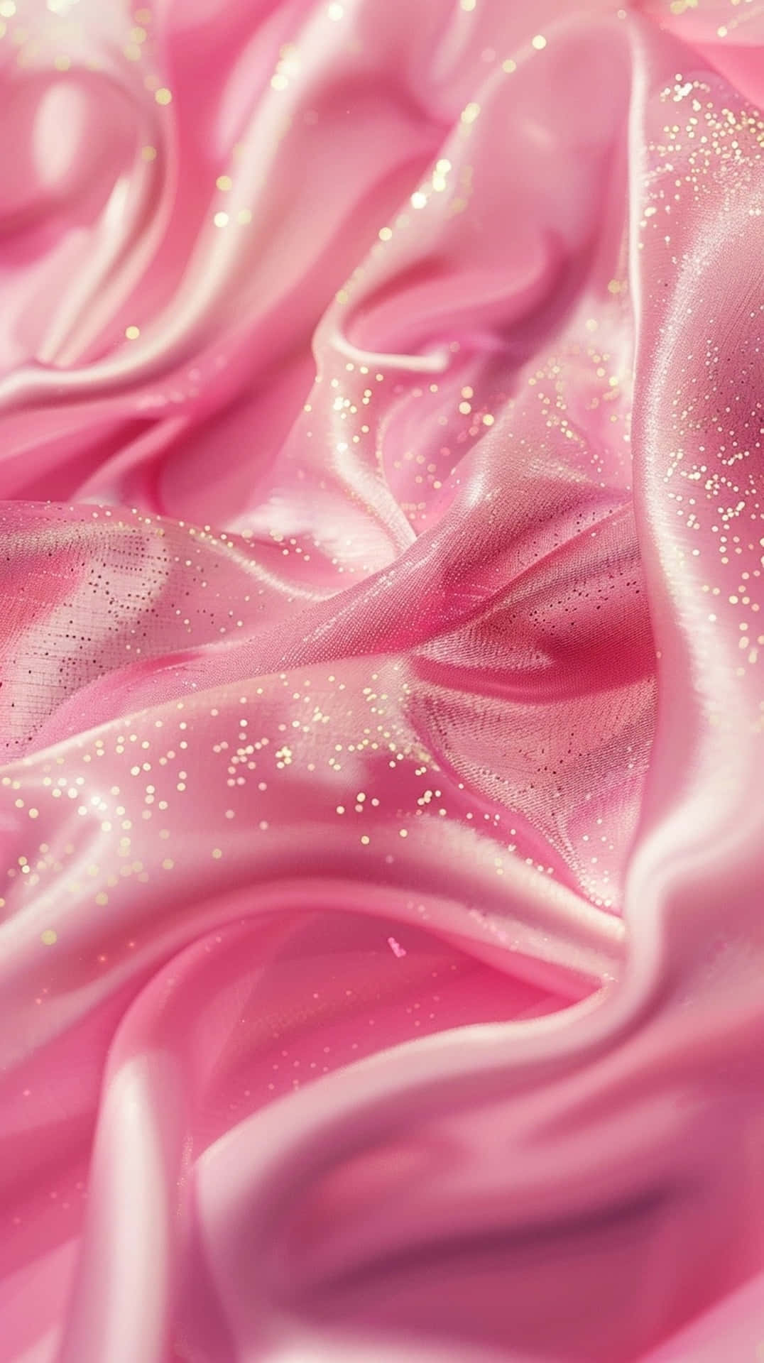 Pink Satin Fabric Glitter Sparkle Background