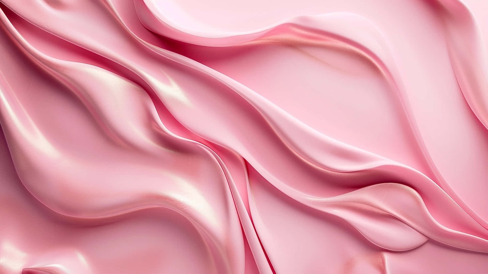 Pink Satin Waves Texture Background
