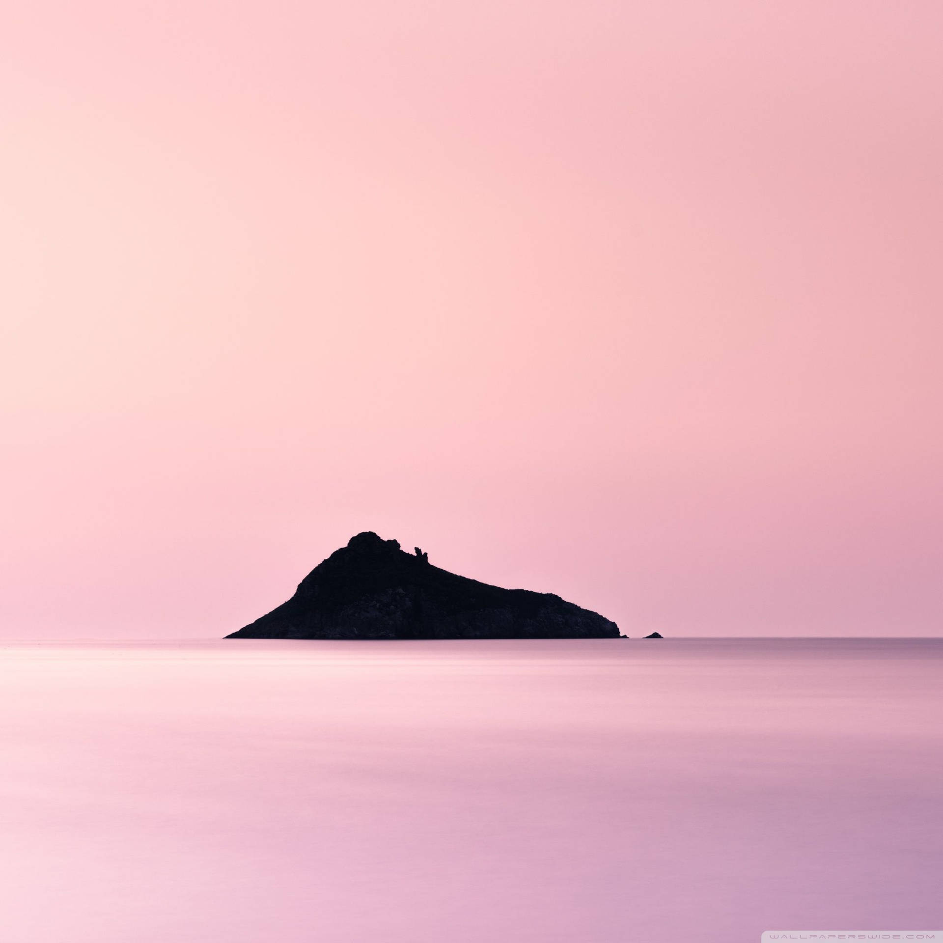 Pink Sea Sky Aesthetic Tablet Background
