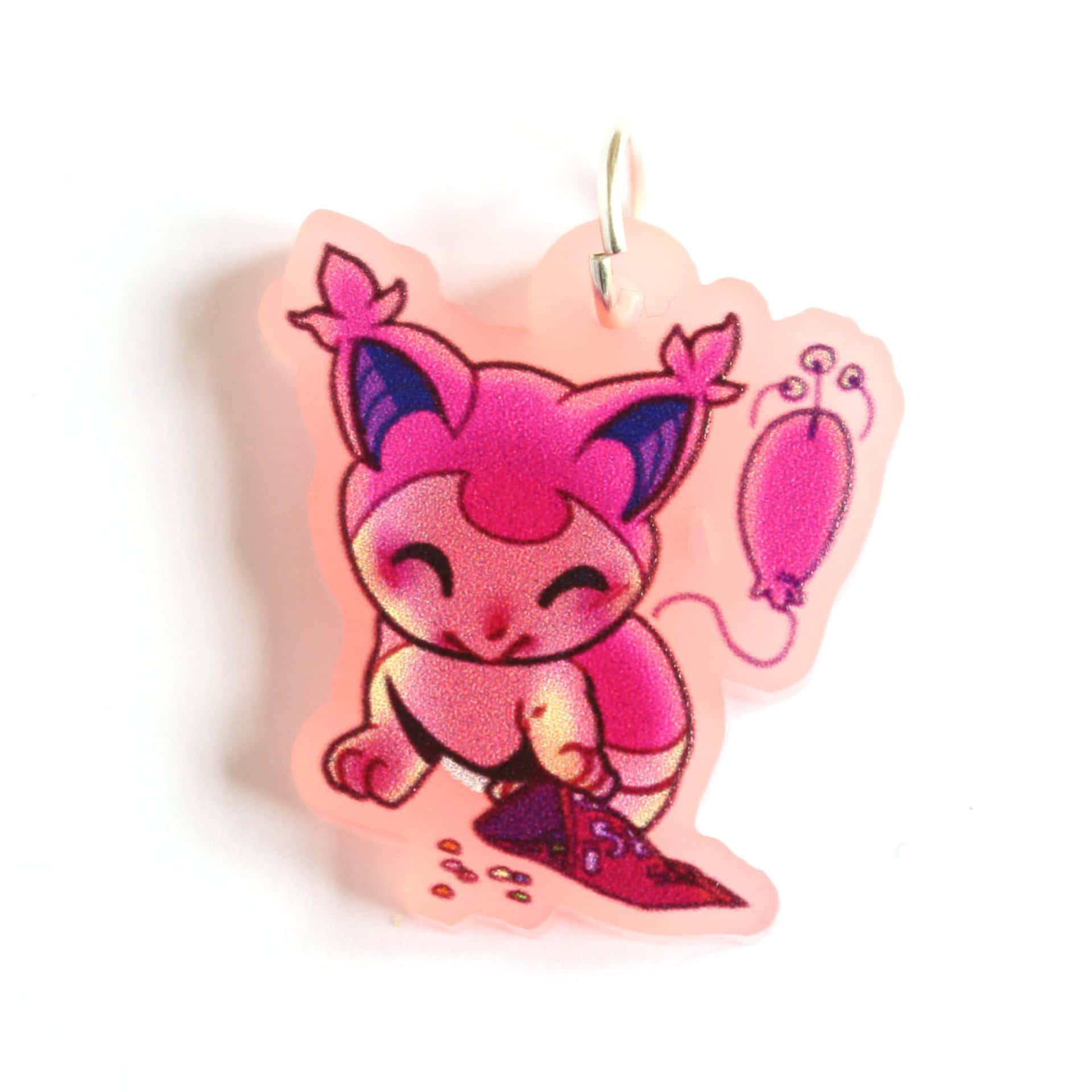 Pink Skitty Charm Background