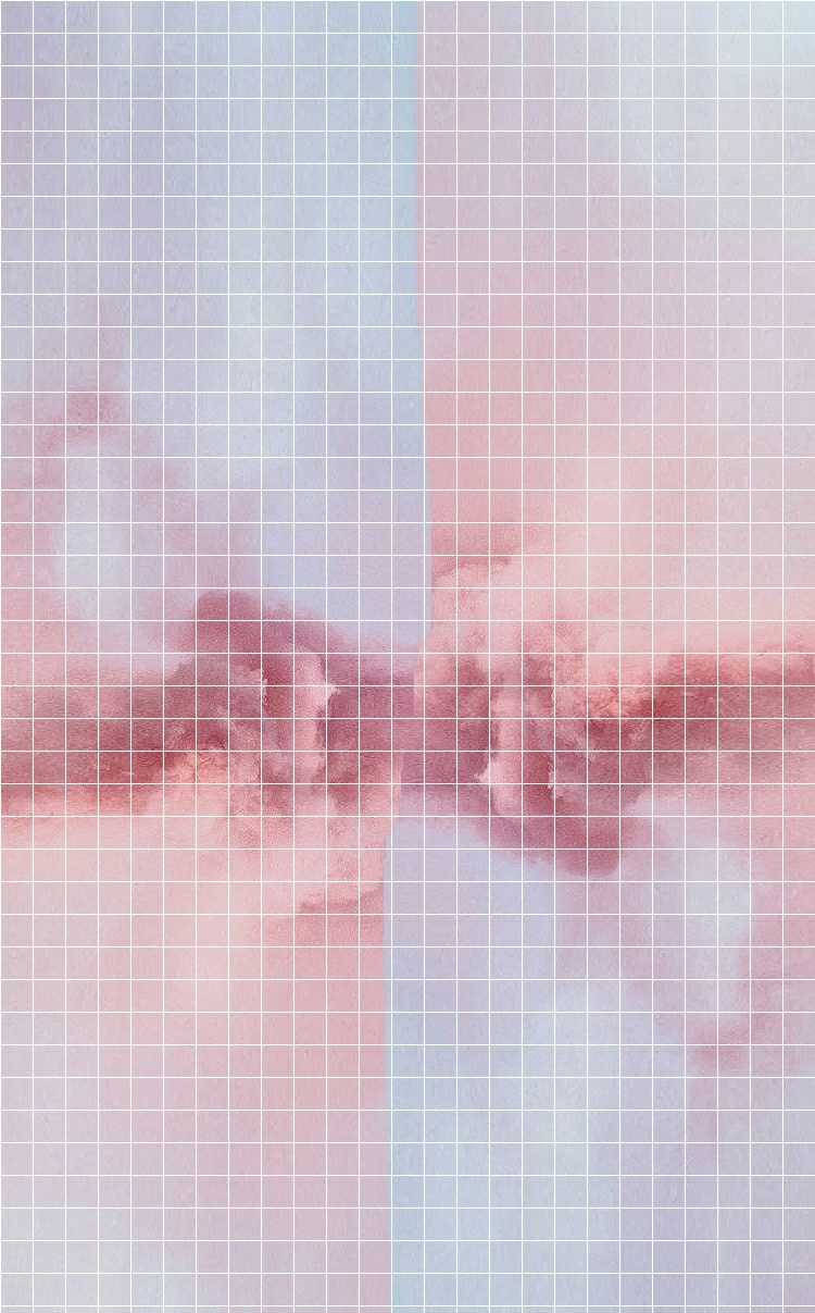 Pink Smoke With Particles Grid Aesthetic Background