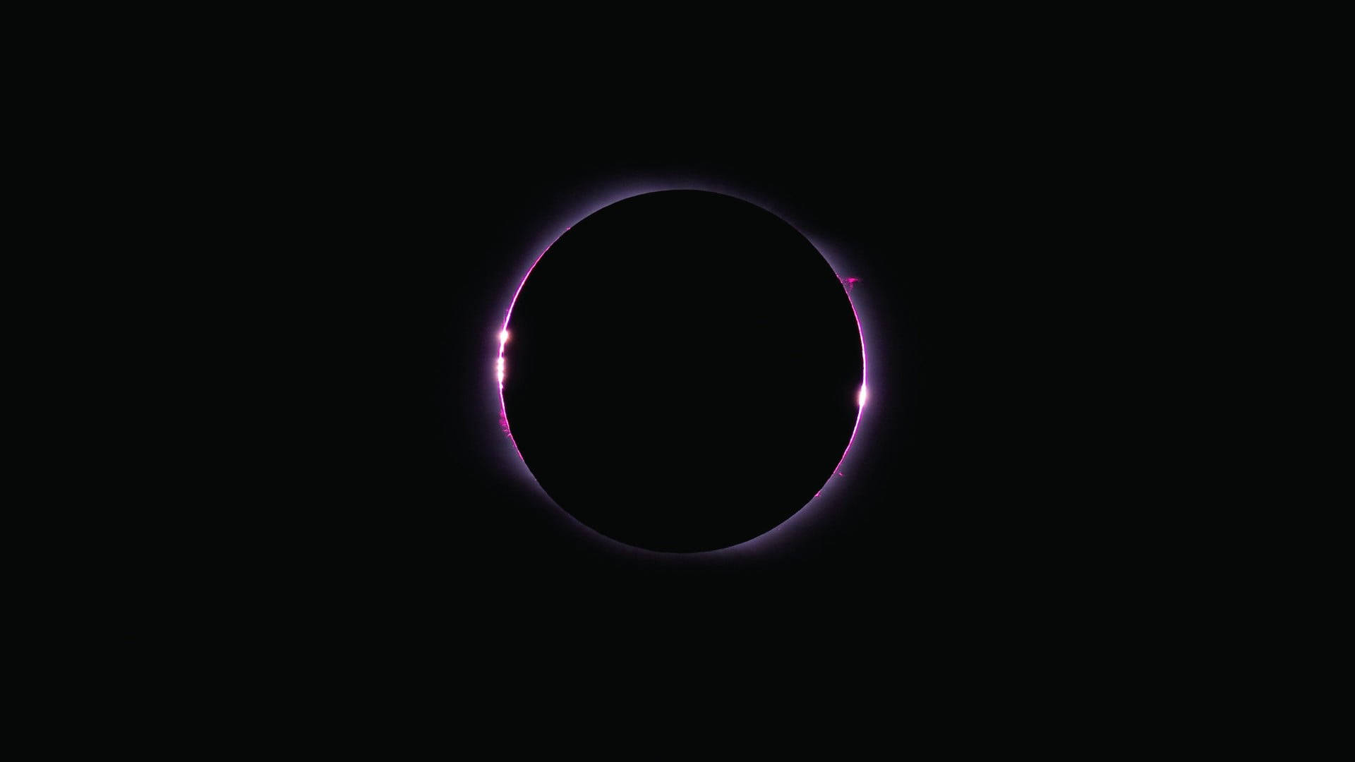 Pink Solar Eclipse Backgrounds Background