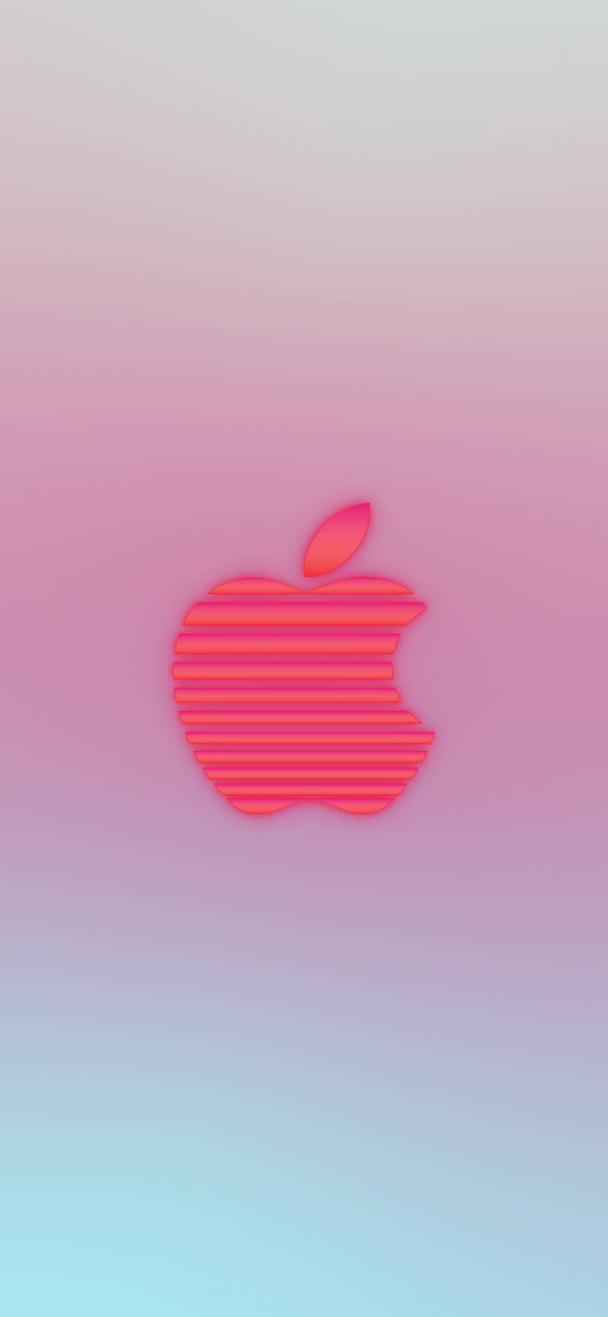 Pink Strip Apple Logo Iphone Background
