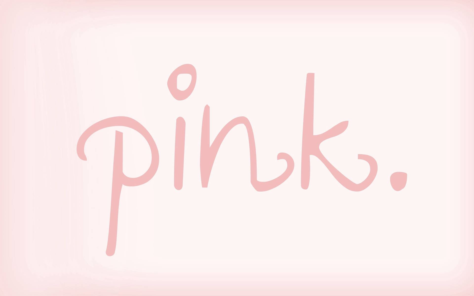 Pink Text On Baby Pink Background