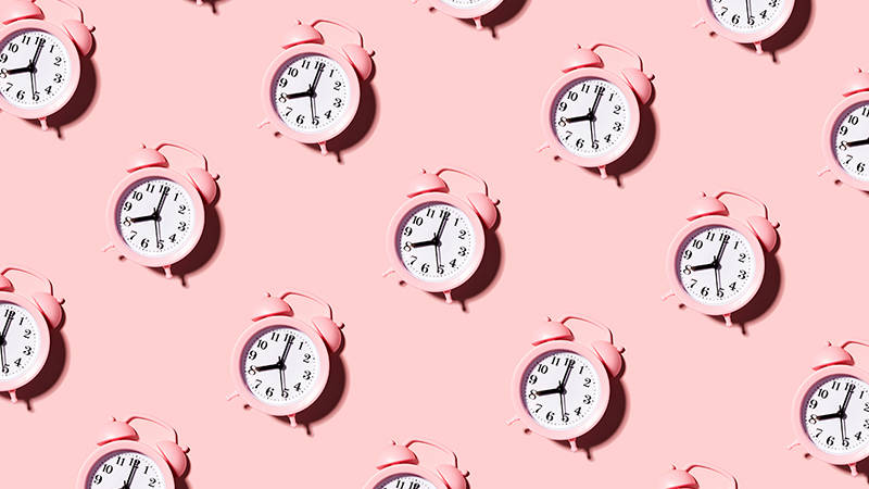 Pink Time Background