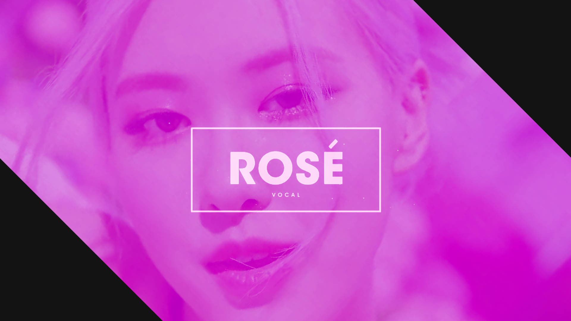 Pink-tinted Rose Blackpink Logo Background