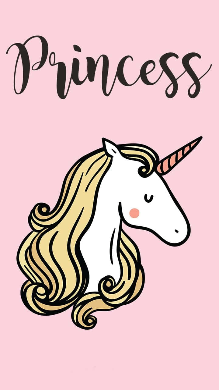 Pink Unicorn 720 X 1280 Background