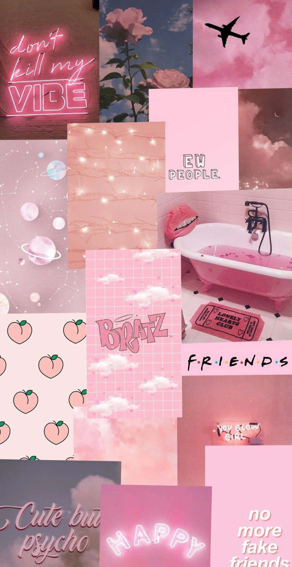 Pink Wallpaper With A Pink Bathroom, Pink Bath, Pink Bath, Pink Bath, Pink Bath, Pink Bath, Pink Bath, Pink Bath, Pink Bath,