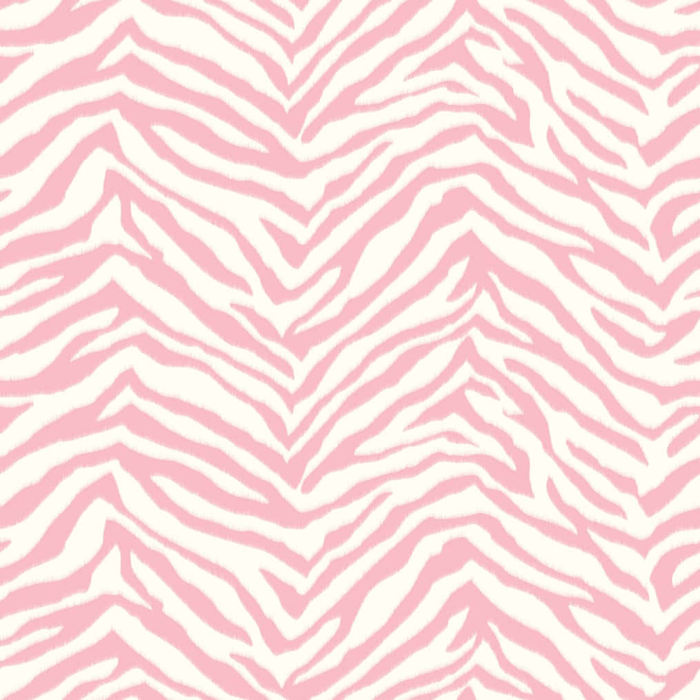 Pink Zebra Wall Art Print Background