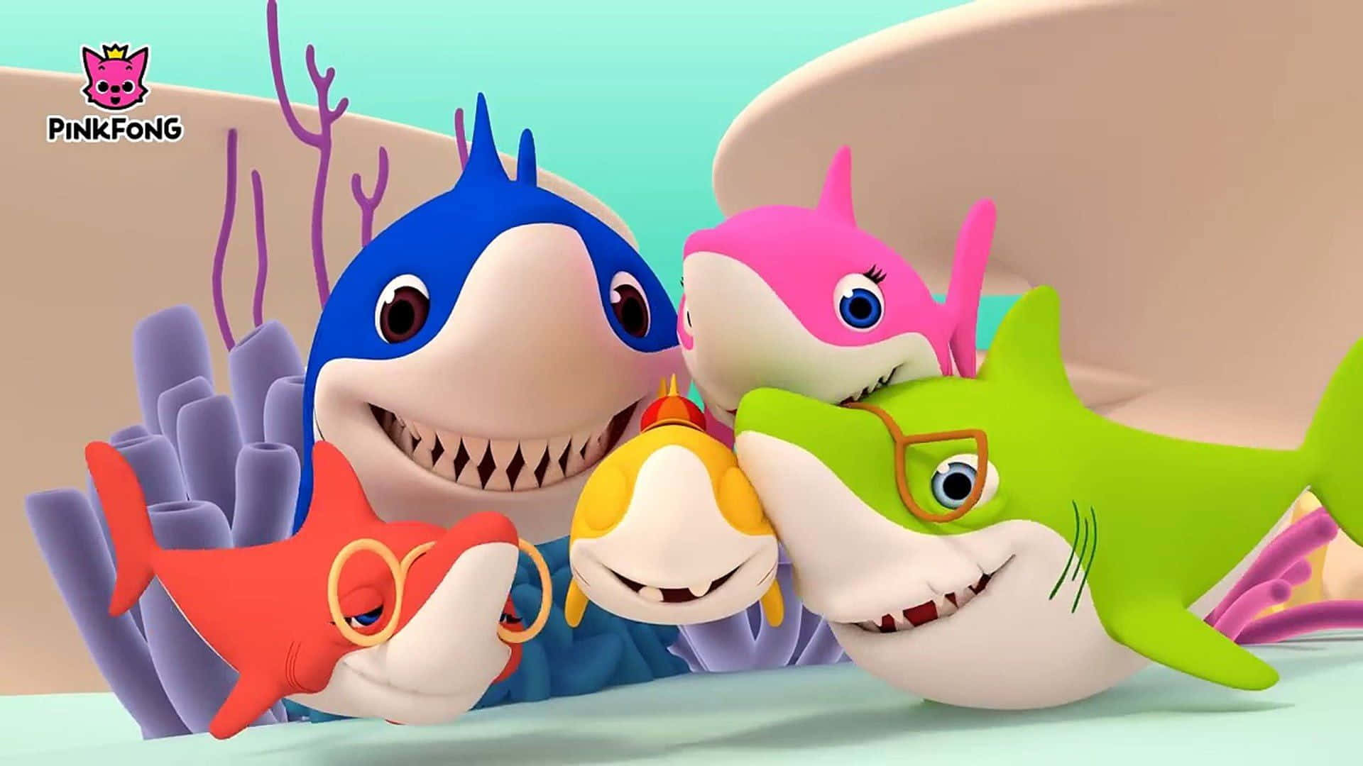 Pinkfong Baby Shark Family Hugging