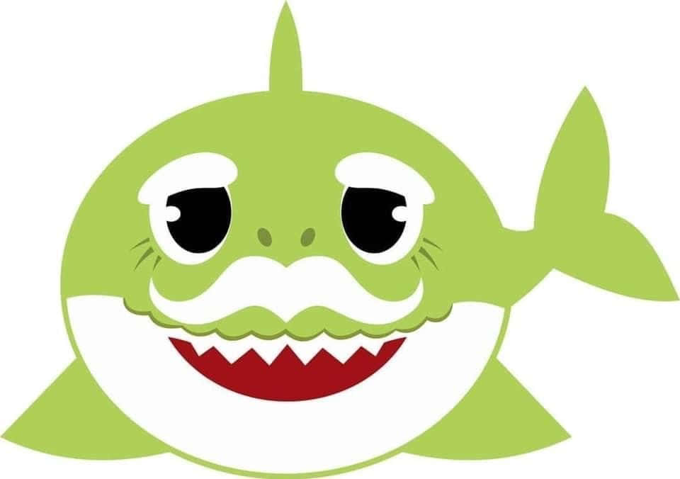 Pinkfong Baby Shark Green Grandpa Background