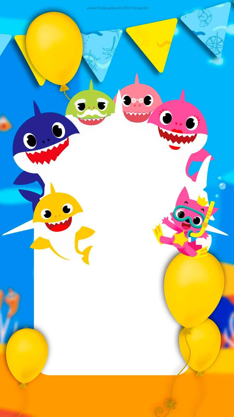 Pinkfong Baby Shark Greeting Card