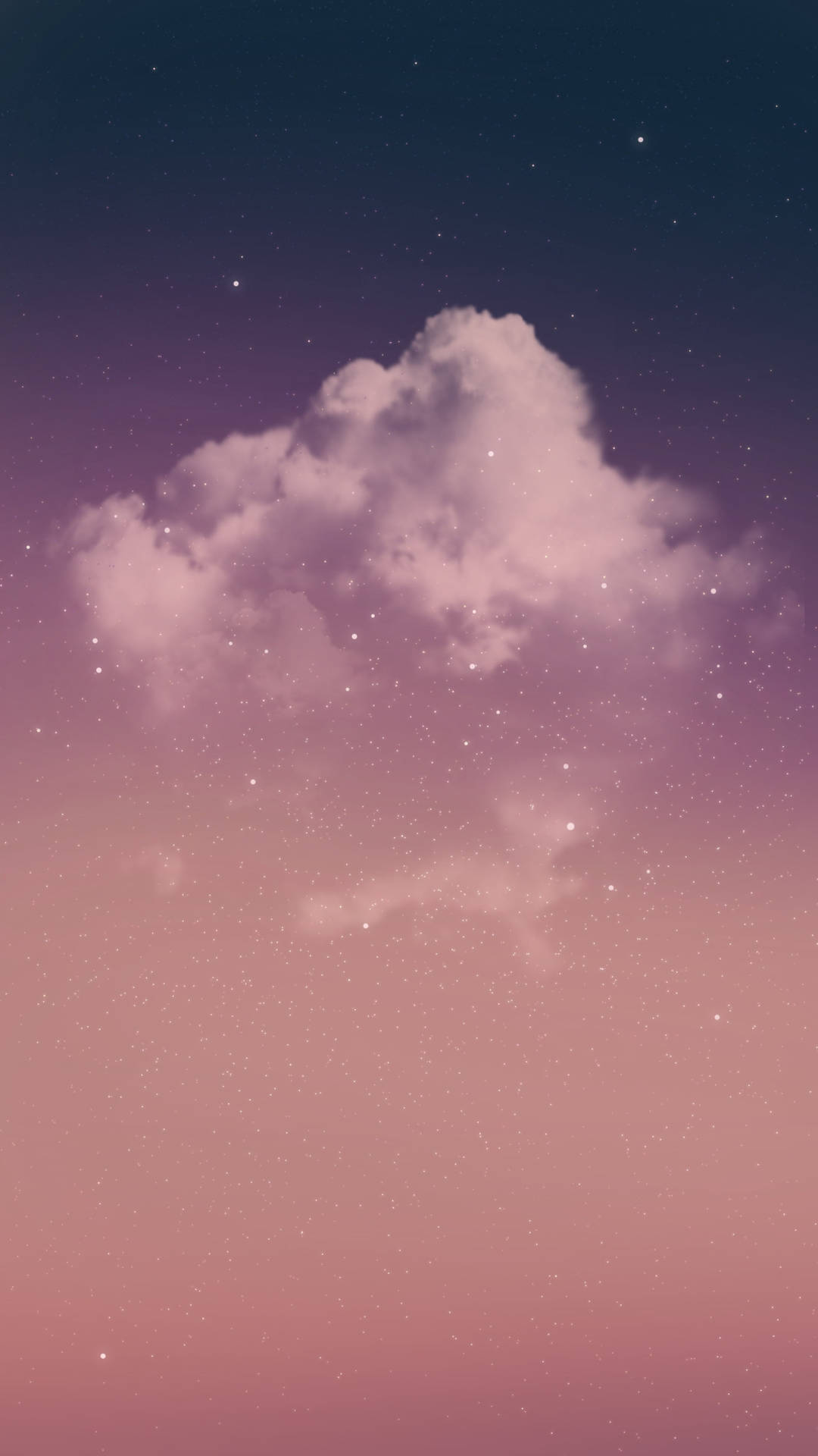 Pinkish Night Sky Hd Design Background