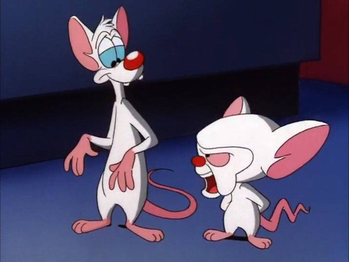 Pinky And The Brain Purple Floor Background