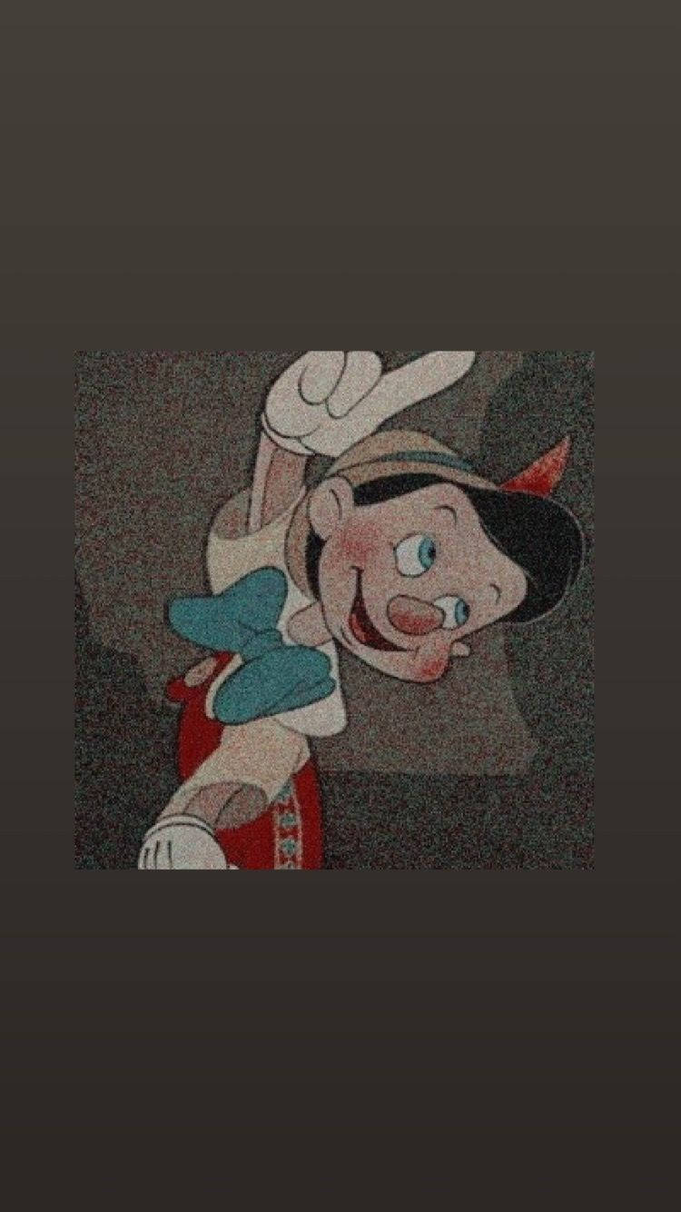 Pinocchio Aesthetic Cartoon Disney Background