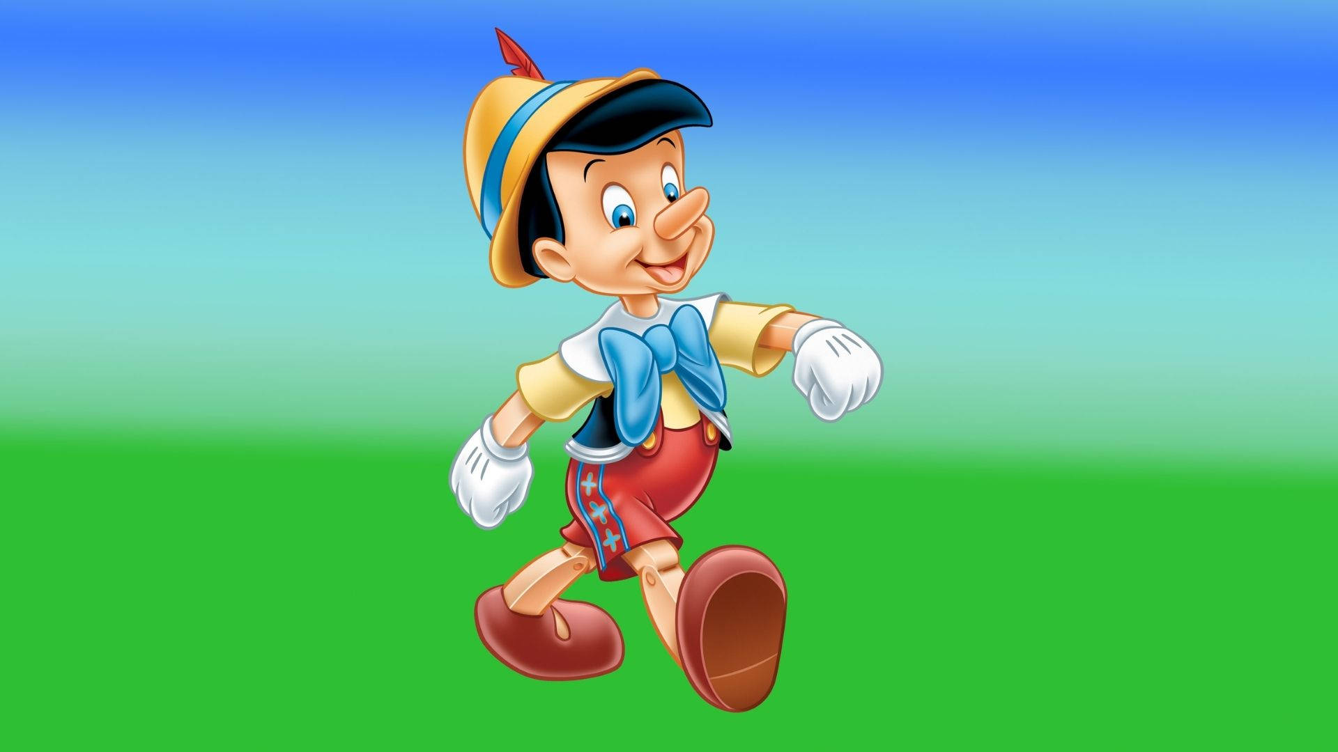 Pinocchio Passing By Background