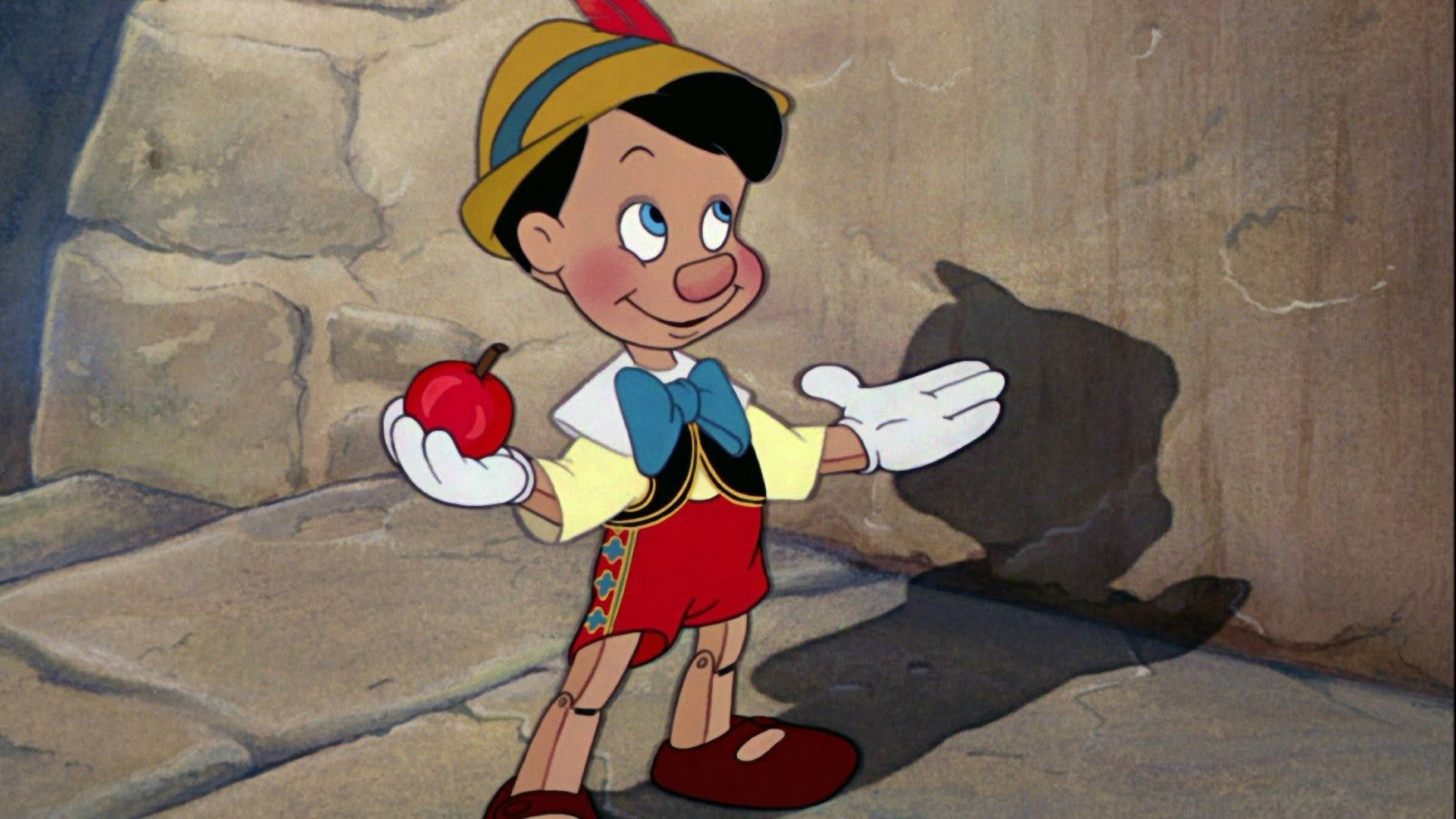 Pinocchio Showing Off Background
