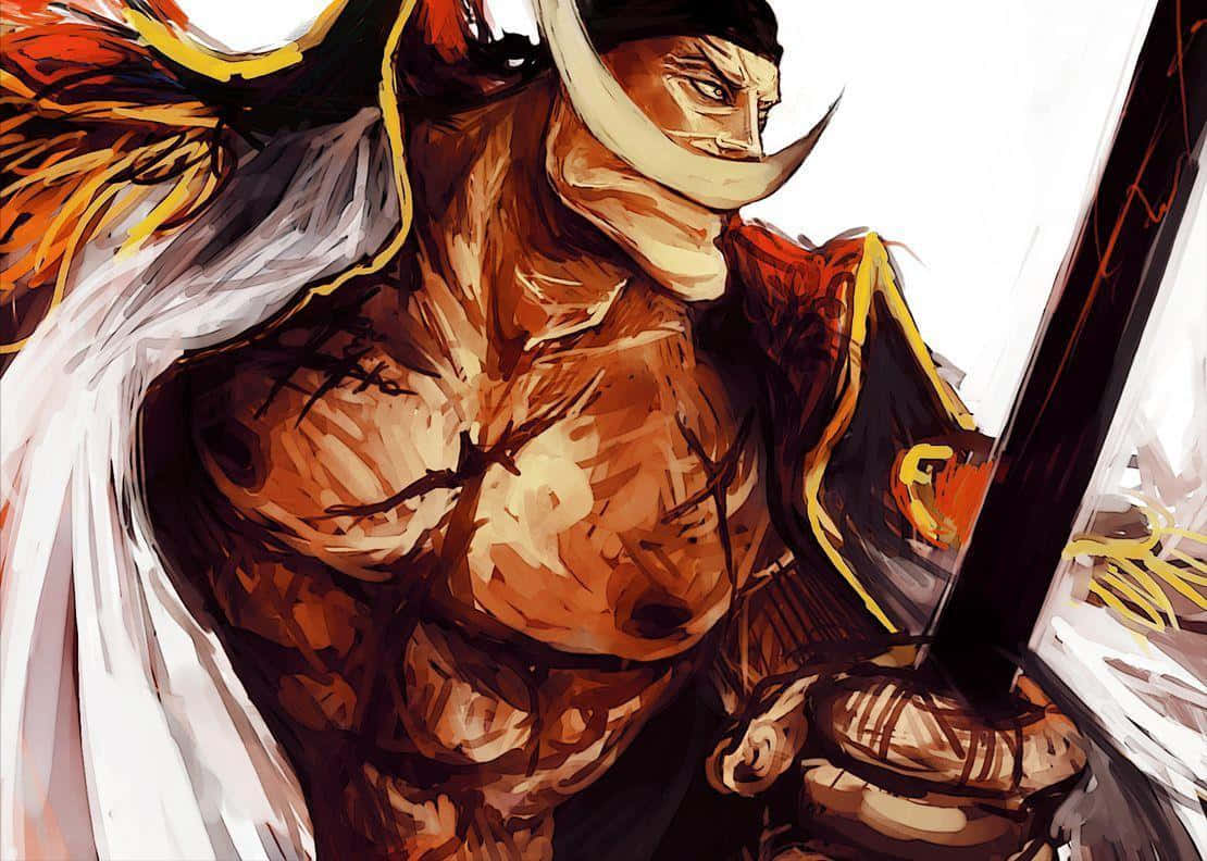 Pirate Captain Whitebeard—heralding A New Age Of Piracy Background