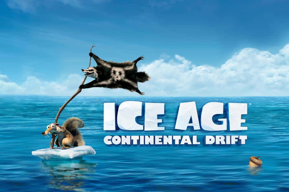 Pirate Flag In Ice Age Continental Drift Background