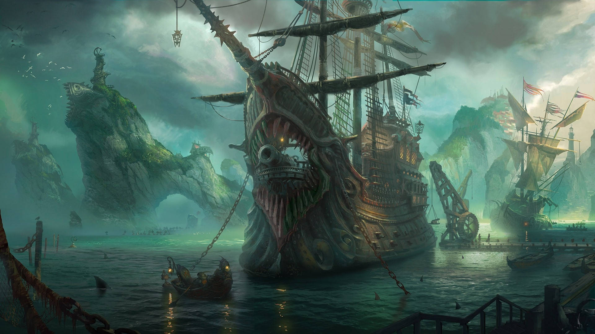 Pirate Ship League Of Legends Background