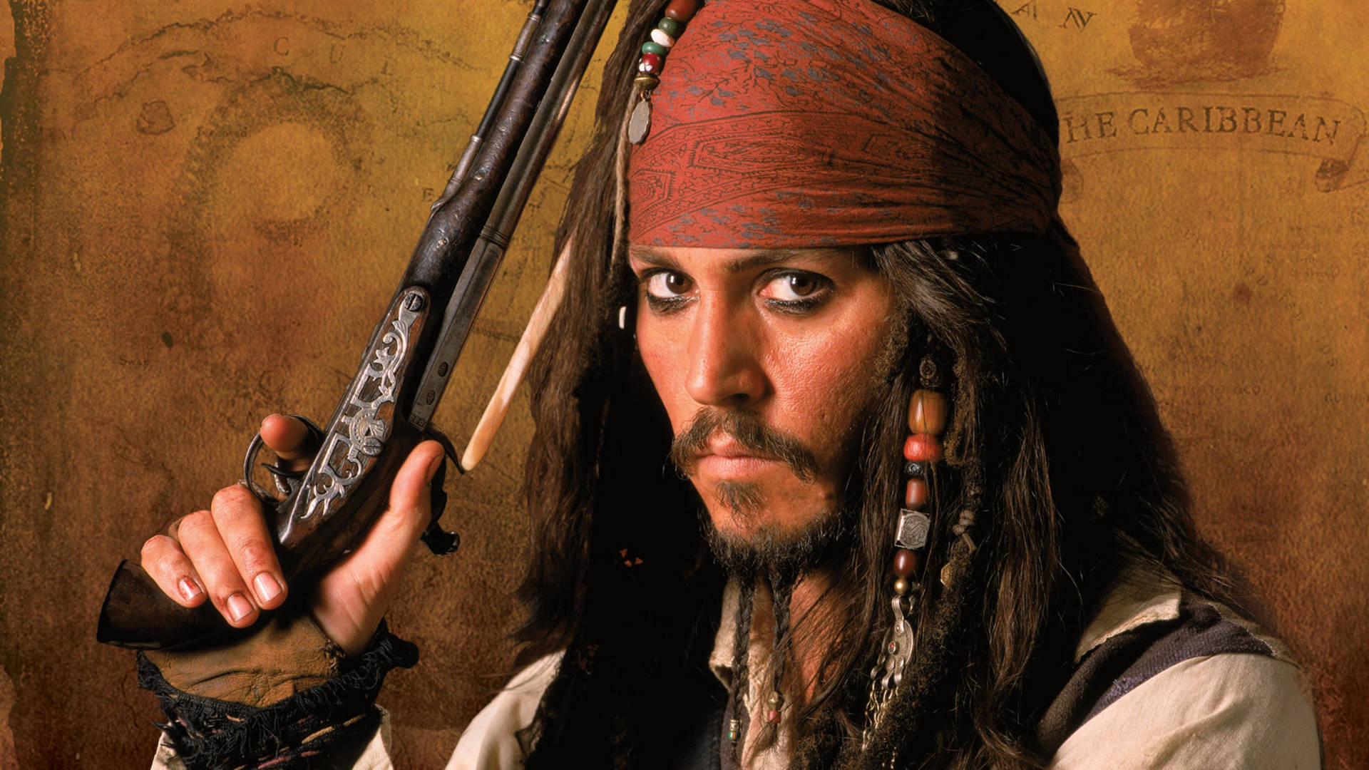 Pirates Of The Caribbean Jack's Gun Background
