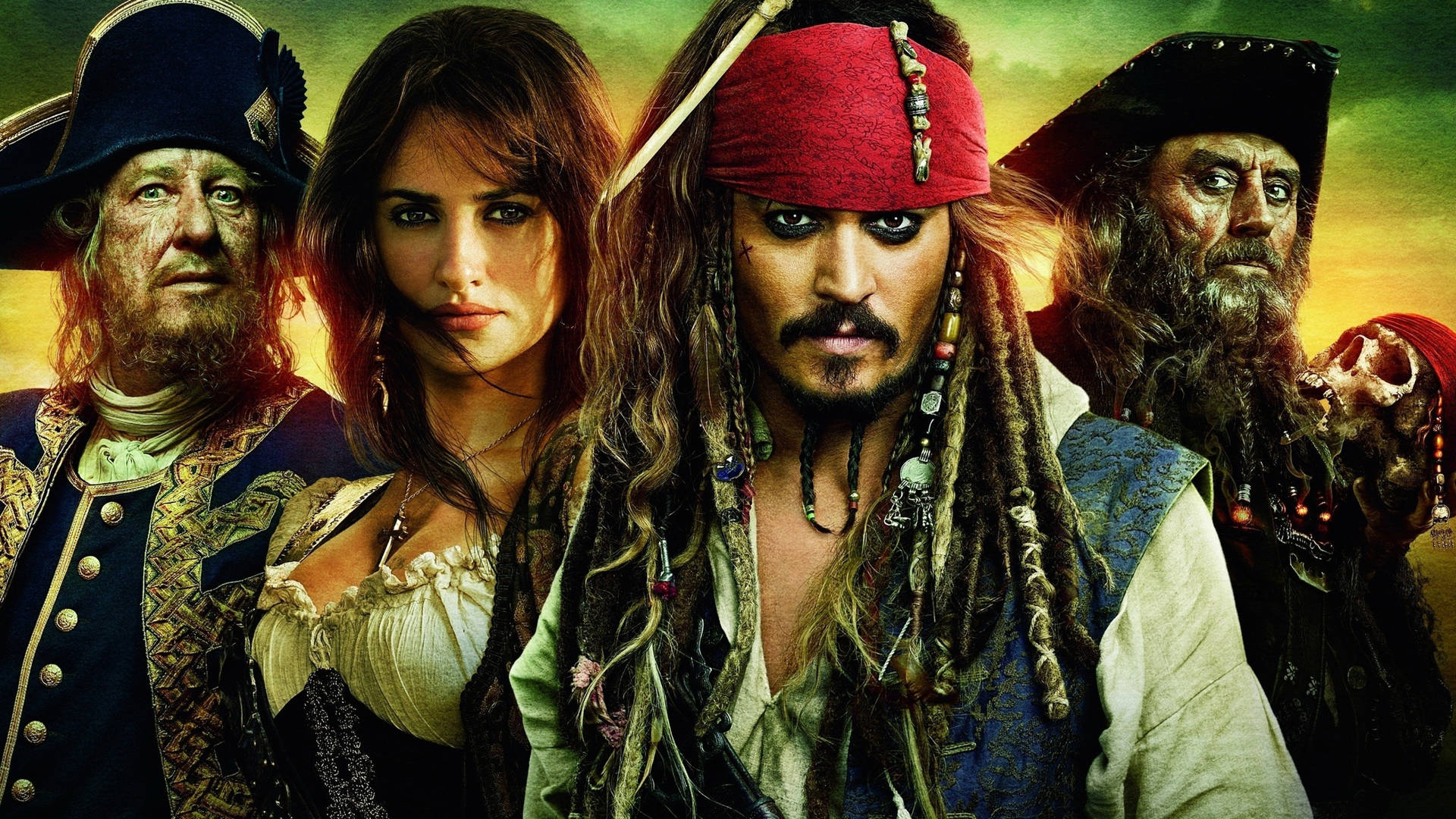 Pirates Of The Caribbean: On Stranger Tides Casts Background
