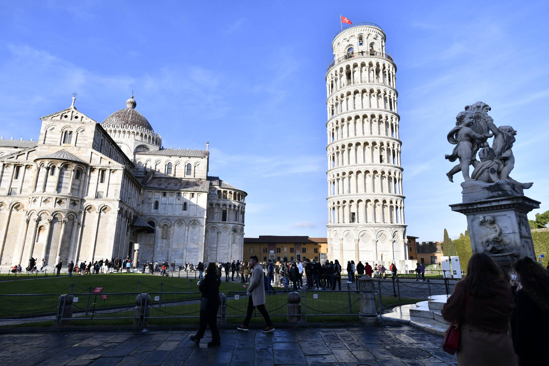 Pisa Campo Dei Miracoli Background