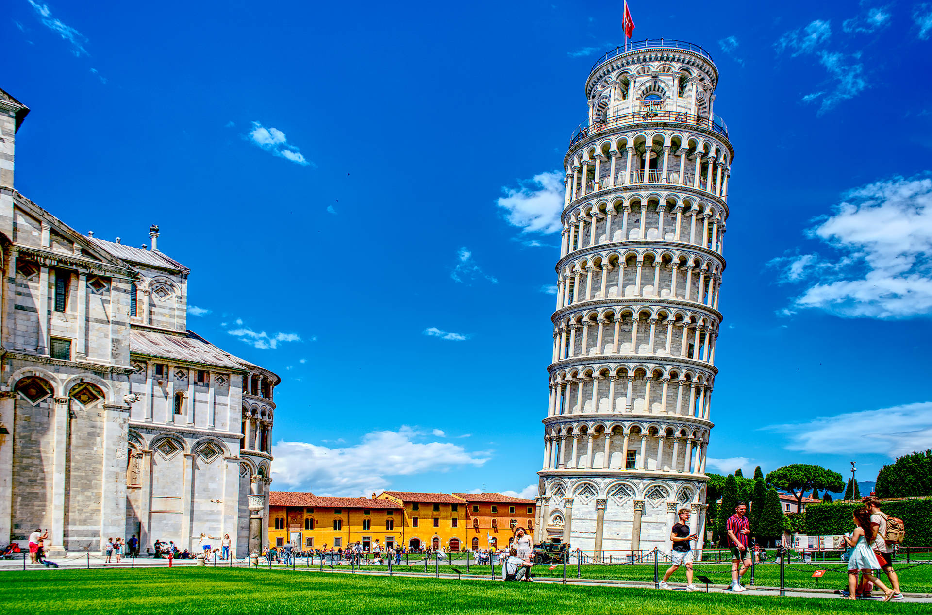 Pisa Campo Dei Miracoli Daytime Background