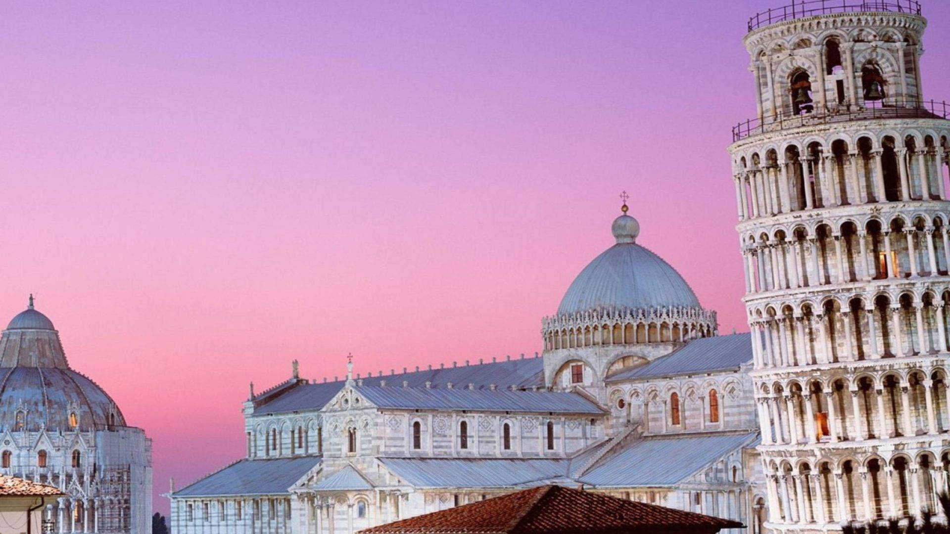 Pisa Landmark Buildings Background