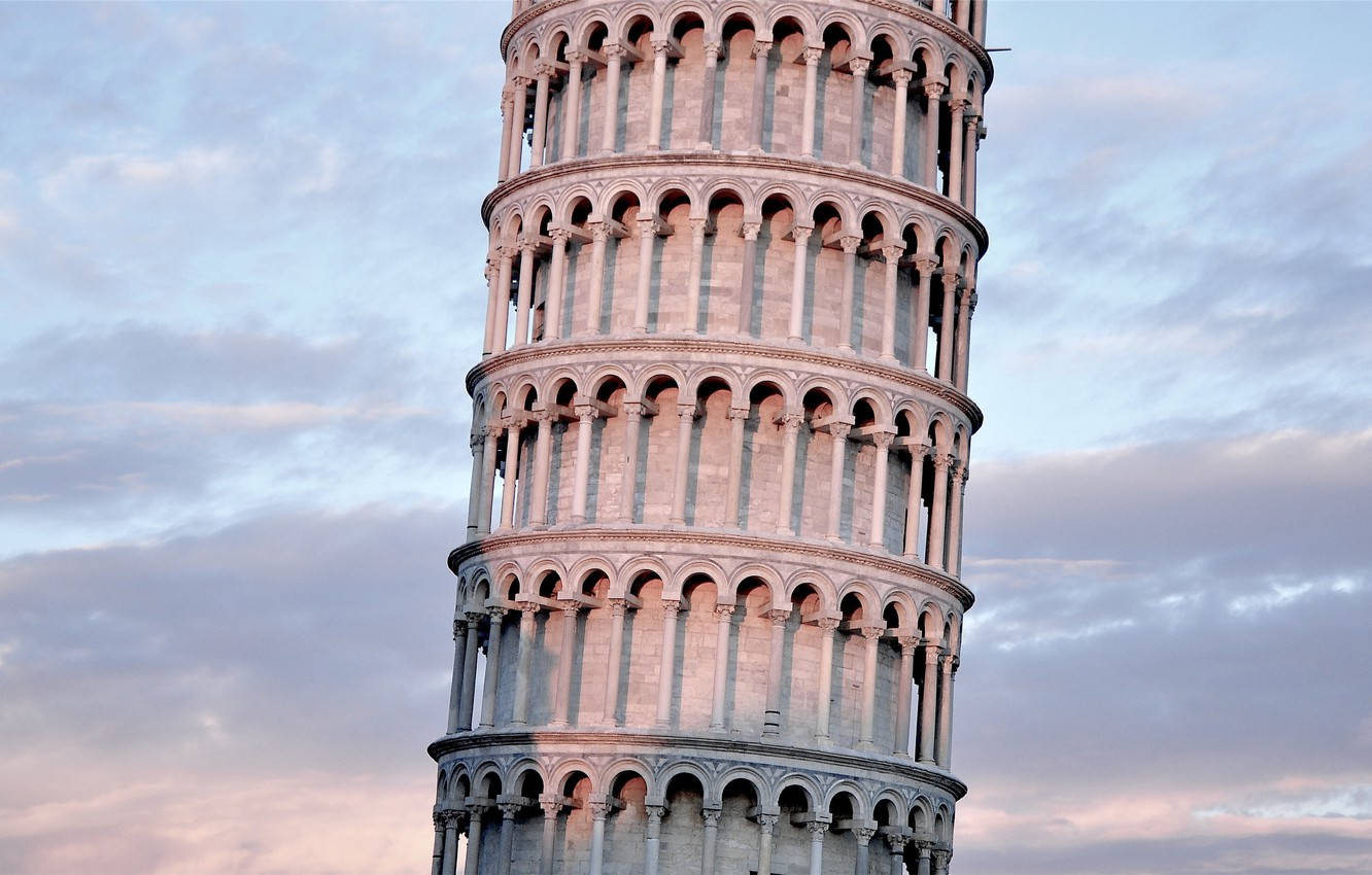 Pisa Tower Middle Portion Background