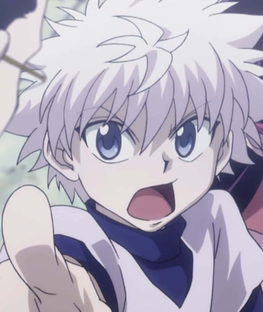 Pissed Off Killua Hxh Pfp Background
